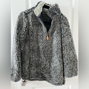 Pink Lily half zip pullover fleece